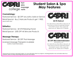 Specials & Coupons - Capri College Iowa