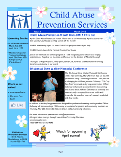 Child Abuse Prevention Services