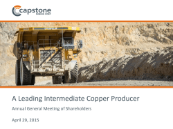 view (PDF 1.11 MB) - Capstone Mining Corp.
