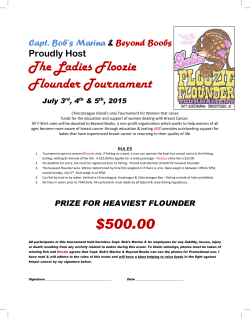 The Ladies Floozie Flounder Tournament $500.00