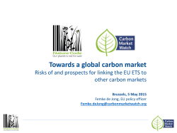 Towards a global carbon market