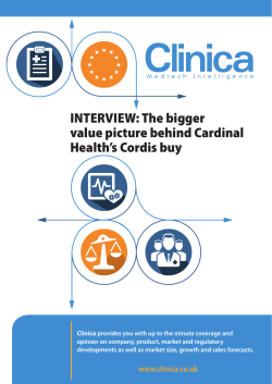 The bigger value picture behind Cardinal Health`s Cordis buy