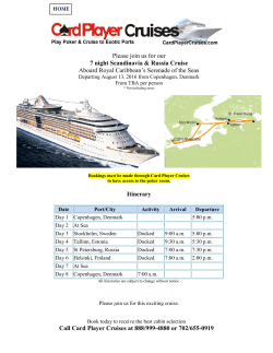 brochure - Card Player Cruises