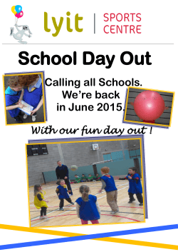School Day Out 2015 - Careers and Education News