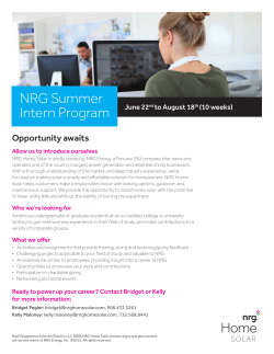 NRG Summer Intern Program