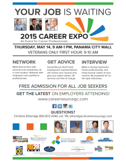 Career Expo Flyer - CareerSource Gulf Coast