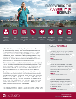 Learn more about the new role of Medical Assistants in Primary Care