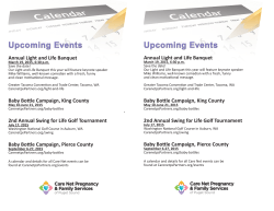 Upcoming Events Upcoming Events
