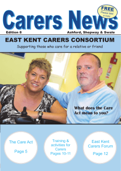 east kent carers consortium - Swale Community & Voluntary Services
