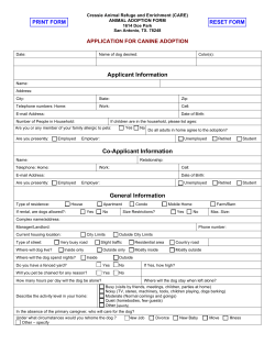 CARE Adoption Form (FILL
