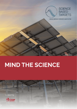 MIND THE SCIENCE - Caring for Climate