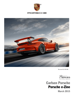 March 2015 - Carlsen Porsche