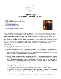Fr. Spitzer â Long Biography