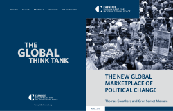 the new global marketplace of political change
