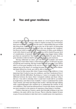 You and your resilience 2