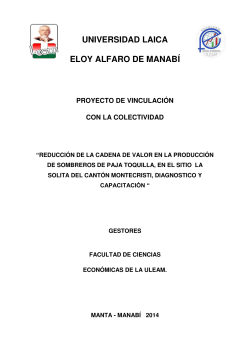 Proyecto Economia-La Solita - Universidad Laica Eloy Alfaro de