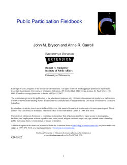 Fieldbook - MN: Early Childhood Indicators of Progress