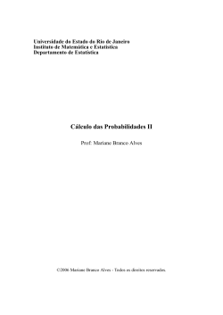 CÃ¡lculo das Probabilidades II