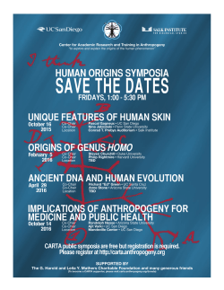 2015-2016 CARTA symposium schedule