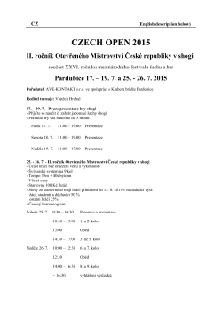 CZECH OPEN 2000