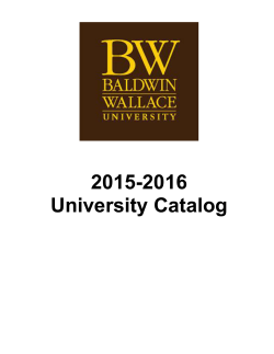 2015-2016 University Catalog