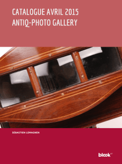 Version PDF - Les catalogues Antiq
