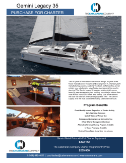 Purchase For Charter - The Catamaran Company