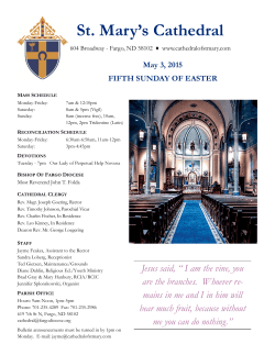 May 3, 2015 - Cathedral of St. Mary
