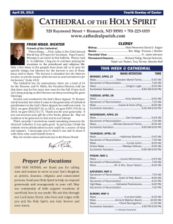 April 26, 2015 - Cathedral of the Holy Spirit