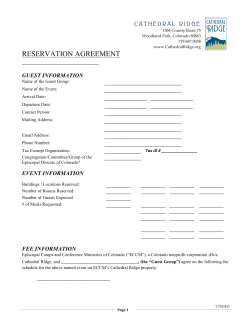 Sample Reservation Agreement