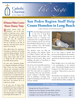 Latest Newsletter - Catholic Charities of Los Angeles