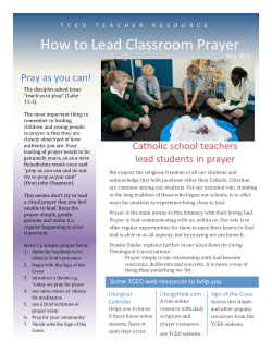 How to Lead Classroom Prayer