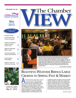 The Chamber - Greater Catonsville Chamber of Commerce