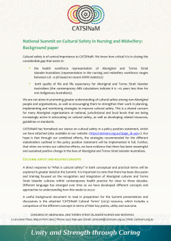 National Summit on Cultural Safety in Nursing and
