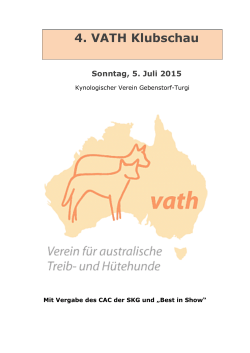 4. VATH Klubschau - Verein fÃ¼r Australische Treib und HÃ¼tehunde
