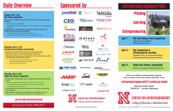 Conference Agenda - College of Business Administration