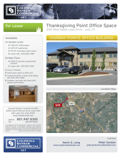Thanksgiving Point Office Space - Coldwell Banker Commercial