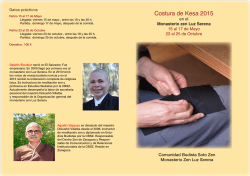 Costura de Kesa 2015 - Comunidad Budista Soto Zen Canaria