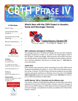 latest CBTH Newsletter (May 2015 edition)