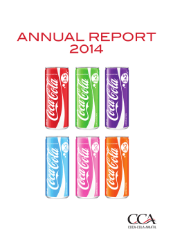 AnnuAl report 2014 - Coca