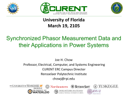 Synchronized Phasor Measurement Data and their Applications in