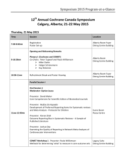 Program at a Glance
