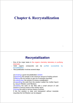 Chapter 6. Recrystallization