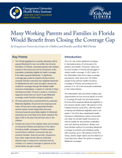 Many Working Parents and Families in Florida Would Benefit from