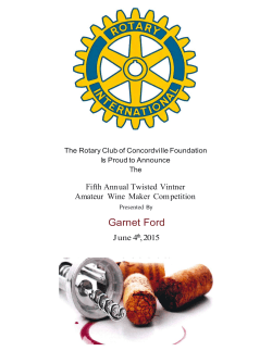 Garnet Ford - Rotary Club of Concordville Chadds Ford