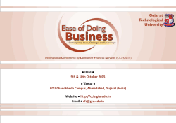 Ease of Doing Business: