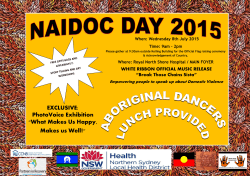 NAIDOC Day - July 2015