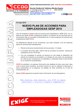 nuevo plan de acciones para empleados/as gesp 2015