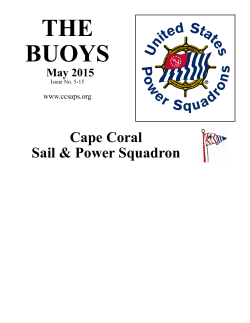 May 2015 - Cape Coral Power Squadron