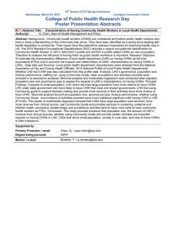 Posters - CCTS - University of Kentucky